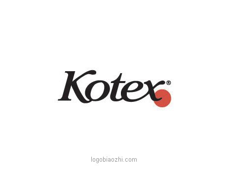 Kotex与红色圆点的结合设计