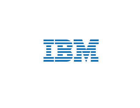 IBM标志是用横线巧妙破色