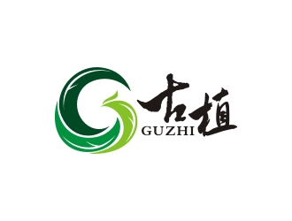 古植guzhi品牌LOGO设计创意来自凤凰的变形设计