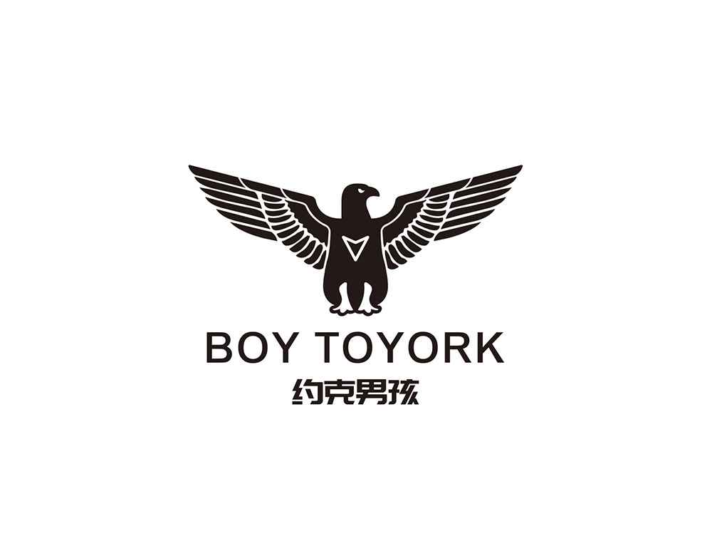 约克男孩BOY服装品牌创意以鹰来迎合消费群体的喜好